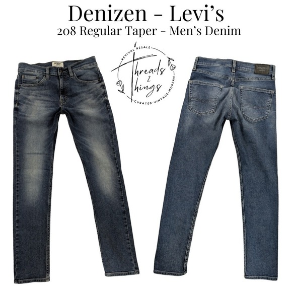 Denizen from Levi's Other - Denizen Levi's 208 Jeans Men's 28 x 30 Blue Denim Regular Taper Classic Straight